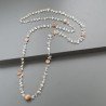Collana A Nodo Orafo Dorato ConPietra Di Sole Naturale