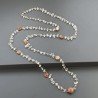 Collana A Nodo Orafo Dorato ConPietra Di Sole Naturale