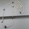 Collana A Nodo Orafo Rosato Con Quarzo Citrino E Granato