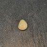 Opale Etiope 'Welo' Naturale Forma Goccia Piatto Cabochon Liscio Fatto a Mano 7x9x4mm 1,20 Carati 1pz