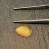 Opale Etiope 'Welo' Naturale Forma Goccia Piatto Cabochon Liscio Fatto a Mano 6x10x4mm 1,05 Carati 1pz
