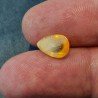 Opale Etiope 'Welo' Naturale Forma Goccia Piatto Cabochon Liscio Fatto a Mano 6x10x4mm 1,05 Carati 1pz