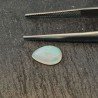 Opale Etiope 'Welo' Naturale Forma Goccia Piatto Cabochon Liscio Fatto a Mano 10x6x5mm 1,55 Carati 1pz