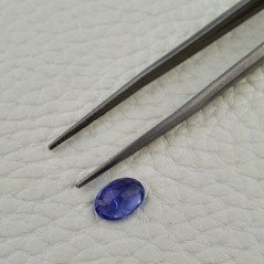 Tanzanite Naturale Taglio Ovale Sfaccettata Fatto a Mano Gemma Sciolta 6x9mm 1,70 Carati 1pz