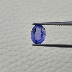 Tanzanite Naturale Taglio Ovale Sfaccettata Fatto a Mano Gemma Sciolta 6x9mm 1,70 Carati 1pz