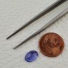 Tanzanite Naturale Taglio Ovale Sfaccettata Fatto a Mano Gemma Sciolta 6x9mm 1,70 Carati 1pz
