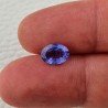 Tanzanite Naturale Taglio Ovale Sfaccettata Fatto a Mano Gemma Sciolta 6x9mm 1,70 Carati 1pz