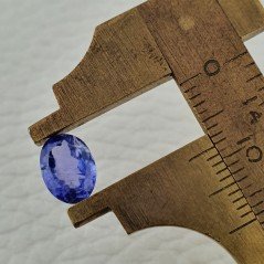 Tanzanite Naturale Taglio Ovale Sfaccettata Fatto a Mano Gemma Sciolta 6x9mm 1,70 Carati 1pz
