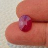 Rubino Naturale Trattato Taglio Ovale Sfaccettata Fatto a Mano 11x9x4mm 3,15 Carati 1pz