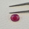 Rubino Naturale Trattato Taglio Ovale Sfaccettata Fatto a Mano 08x10mm 3,80 Carati 1pz
