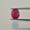 Rubino Naturale Trattato Taglio Ovale Sfaccettata Fatto a Mano 08x10mm 3,80 Carati 1pz