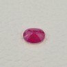 Rubino Naturale Trattato Taglio Ovale Sfaccettata Fatto a Mano 08x11mm 3,70 Carati 1pz