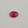 Rubino Naturale Trattato Taglio Ovale Sfaccettata Taglio a Mano 08x11mm 4,05 Carati 1pz
