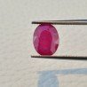 Rubino Naturale Trattato Taglio Ovale Sfaccettata Taglio a Mano 08x11mm 4,05 Carati 1pz