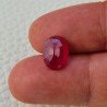 Rubino Naturale Trattato Taglio Ovale Sfaccettata Taglio a Mano 08x11mm 4,05 Carati 1pz