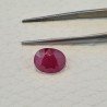 Rubino Naturale Trattato Taglio Ovale Sfaccettata Fatto a Mano 08x10mm 4,00 Carati 1pz
