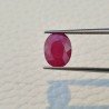 Rubino Naturale Trattato Taglio Ovale Sfaccettata Fatto a Mano 08x10mm 4,00 Carati 1pz