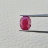 Rubino Naturale Trattato Taglio Ovale Sfaccettata Fatto a Mano 08x10mm 4,00 Carati 1pz