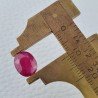 Rubino Naturale Trattato Taglio Ovale Sfaccettata Fatto a Mano 08x10mm 4,00 Carati 1pz