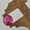 Rubino Naturale Trattato Taglio Ovale Sfaccettata Fatto a Mano 11x10x5,30mm 5,00 Carati 1pz