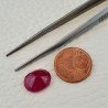 Rubino Naturale Trattato Taglio Ovale Sfaccettata Fatto a Mano 10x12mm 5,35 Carati 1pz