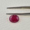 Rubino Naturale Trattato Taglio Ovale Sfaccettata Fatto a Mano 09x12mm 5,45 Carati 1pz