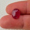 Rubino Naturale Trattato Taglio Ovale Sfaccettata Fatto a Mano 09x12mm 5,45 Carati 1pz