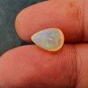 Opale Etiope 'Welo' Naturale Forma Goccia Piatto Cabochon Liscio Fatto a Mano 11x8x7mm 2,35 Carati 1pz