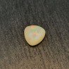Opale Etiope 'Welo' Naturale Forma Goccia Piatto Cabochon Liscio Fatto a Mano 9x9x6,5mm 2,55 Carati 1pz
