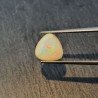 Opale Etiope 'Welo' Naturale Forma Goccia Piatto Cabochon Liscio Fatto a Mano 9x9x6,5mm 2,55 Carati 1pz