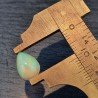 Opale Etiope 'Welo' Naturale Forma Goccia Piatto Cabochon Liscio Fatto a Mano 11x8x5mm 1,90 Carati 1pz
