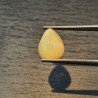 Opale Etiope 'Welo' Naturale Forma Goccia Piatto Cabochon Liscio Fatto a Mano 10x8x6mm 1,95 Carati 1pz