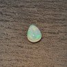 Opale Etiope 'Welo' Naturale Forma Goccia Piatto Cabochon Liscio Fatto a Mano 10x7x4mm 1,20 Carati 1pz