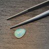 Opale Etiope 'Welo' Naturale Forma Goccia Piatto Cabochon Liscio Fatto a Mano 10x7x4mm 1,20 Carati 1pz