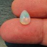 Opale Etiope 'Welo' Naturale Forma Goccia Piatto Cabochon Liscio Fatto a Mano 10x7x4mm 1,20 Carati 1pz