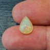 Opale Etiope 'Welo' Naturale Forma Goccia Piatto Cabochon Liscio Fatto a Mano 10x8x6mm 2,10 Carati 1pz