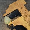 Opale Etiope 'Welo' Naturale Forma Goccia Piatto Cabochon Liscio Fatto a Mano 10x8x6mm 2,10 Carati 1pz