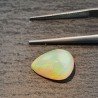 Opale Etiope 'Welo' Naturale Forma Goccia Piatto Cabochon Liscio Fatto a Mano 13X10X6,60mm 3,45 Carati 1pz