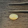 Opale Etiope 'Welo' Naturale Forma Ovale Piatto Cabochon Liscio Fatto a Mano 10X7X4mm 1.35 Carati 1pz
