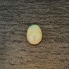 Opale Etiope 'Welo' Naturale Forma Ovale Piatto Cabochon Liscio Fatto a Mano 10X7X4mm 1.35 Carati 1pz