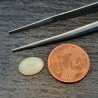 Opale Etiope 'Welo' Naturale Forma Ovale Piatto Cabochon Liscio Fatto a Mano 10X7X4mm 1.35 Carati 1pz