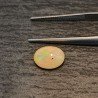 Opale Etiope 'Welo' Naturale Forma Ovale Piatto Cabochon Liscio Fatto a Mano 10X8X5,60mm 2,15 Carati 1pz