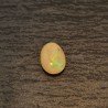Opale Etiope 'Welo' Naturale Forma Ovale Piatto Cabochon Liscio Fatto a Mano 10X8X5,60mm 2,15 Carati 1pz
