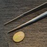 Opale Etiope 'Welo' Naturale Forma Ovale Piatto Cabochon Liscio Fatto a Mano 10X8X5,60mm 2,15 Carati 1pz