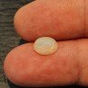Opale Etiope 'Welo' Naturale Forma Ovale Piatto Cabochon Liscio Fatto a Mano 6,5X8,5X4,5mm 1,20 Carati 1pz