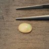 Opale Etiope 'Welo' Naturale Forma Ovale Piatto Cabochon Liscio Fatto a Mano 9X7X3,4mm 1.10 Carati 1pz