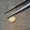 Opale Etiope 'Welo' Naturale Forma Ovale Piatto Cabochon Liscio Fatto a Mano 9X7X3,4mm 1.10 Carati 1pz