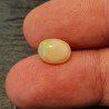 Opale Etiope 'Welo' Naturale Forma Ovale Piatto Cabochon Liscio Fatto a Mano 9X7X3,4mm 1.10 Carati 1pz