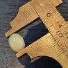 Opale Etiope 'Welo' Naturale Forma Ovale Piatto Cabochon Liscio Fatto a Mano 9X7X3,4mm 1.10 Carati 1pz