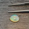 Opale Etiope 'Welo' Naturale Forma Ovale Piatto Cabochon Liscio Fatto a Mano 10X8X4mm 1.65 Carati 1pz